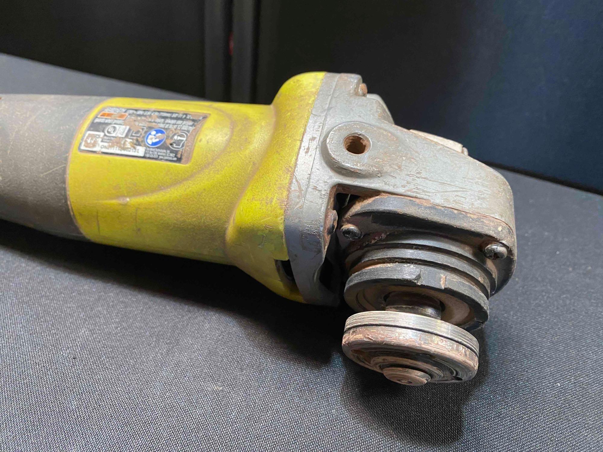 RYOBI 4-1/2? Barrel Grip Angle Grinder