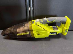 RYOBI ONE+ 18V Lithium-Ion Cordless EVERCHARGE Hand Vacuum Kit