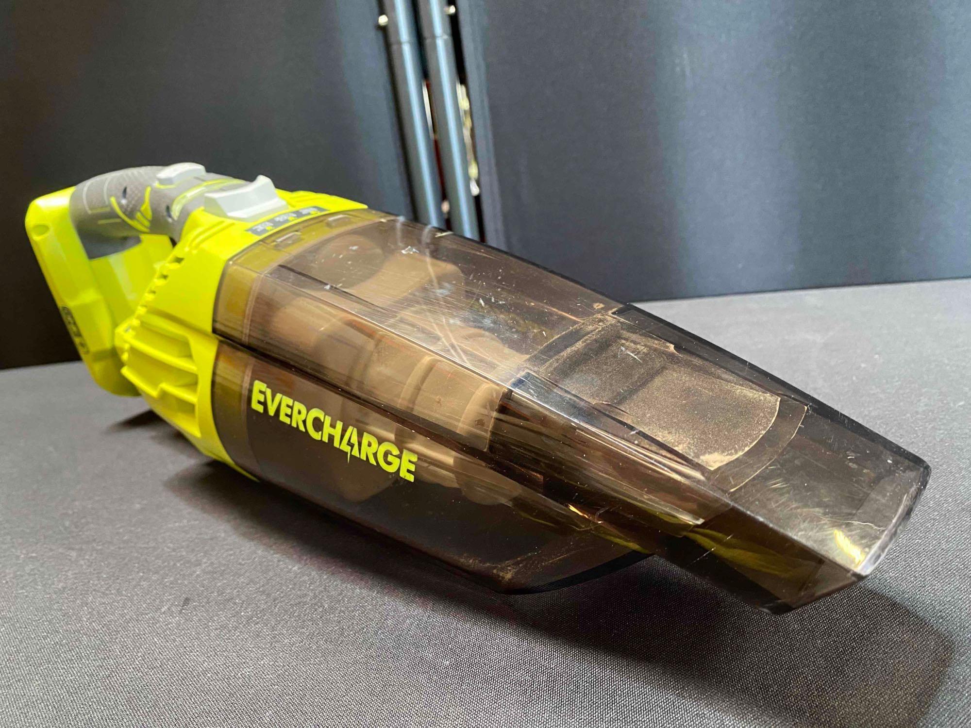 RYOBI ONE+ 18V Lithium-Ion Cordless EVERCHARGE Hand Vacuum Kit