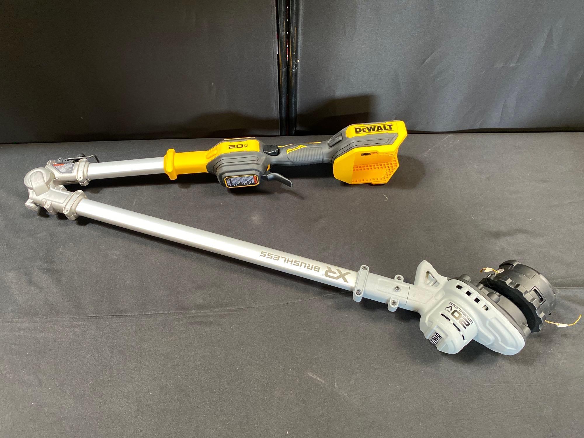 DEWALT 20V MAX XR BRUSHLESS FOLDING STRING TRIMMER AND AXIAL BLOWER COMBO KIT