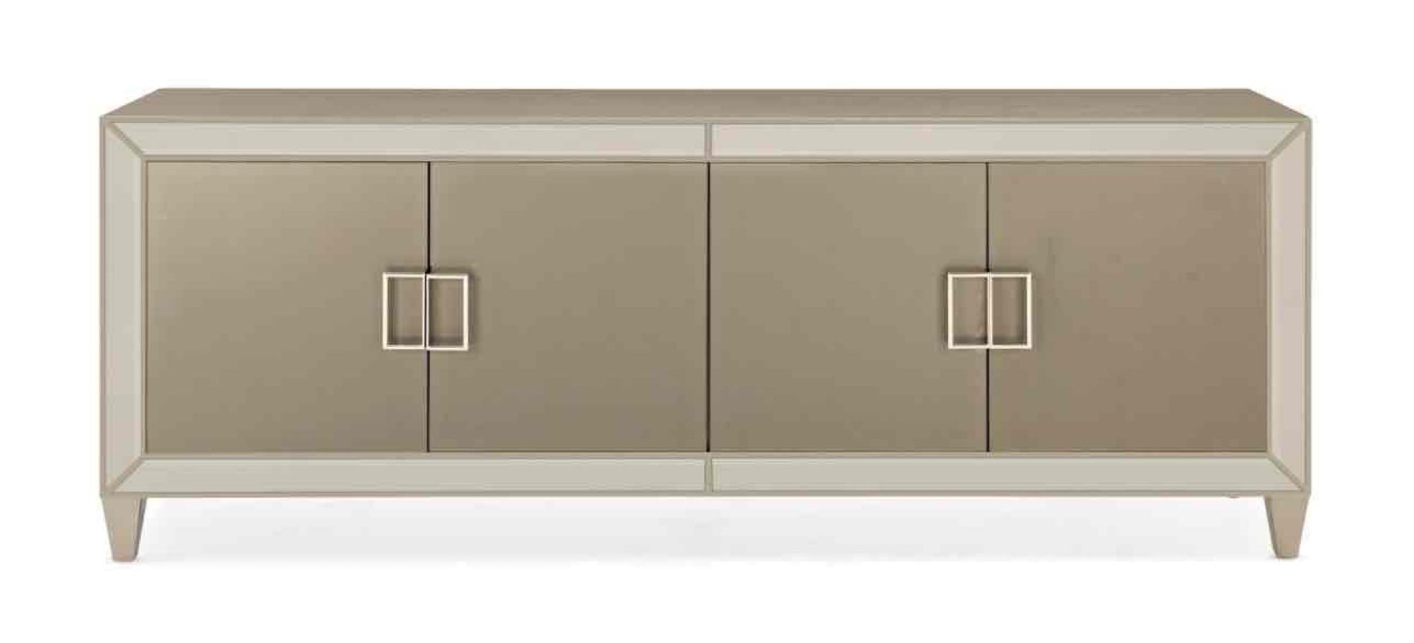 Caracole Classic Media Mogul Entertainment Console in Golden Shimmer