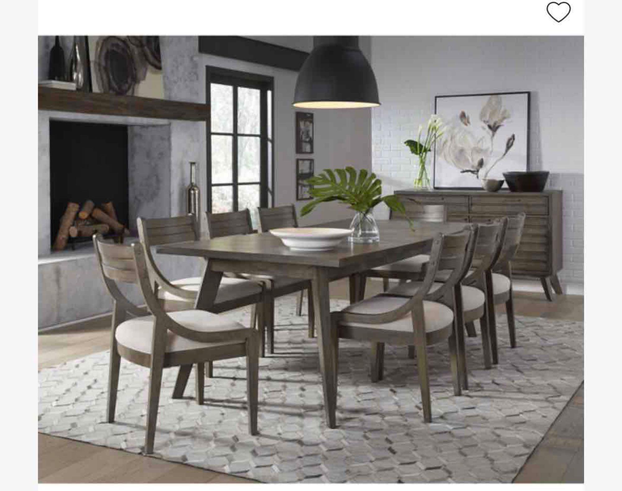 Legacy Classic Furniture Casual Dining Greystone Rect. Leg Table