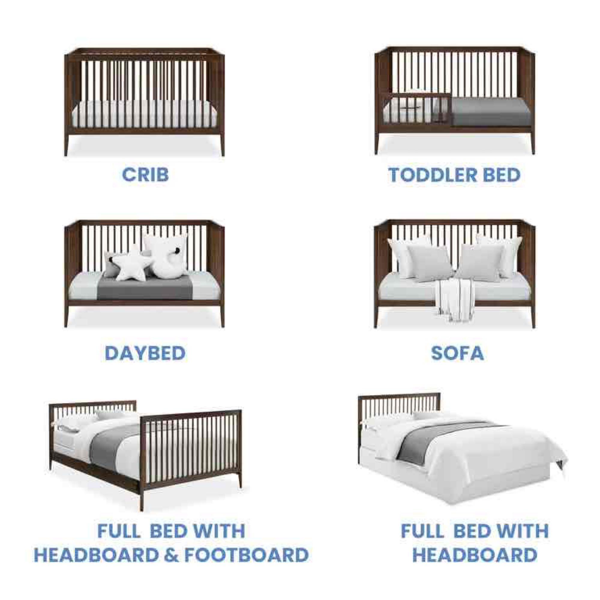 Delta Children Casey 6-in-1 Convertible Crib