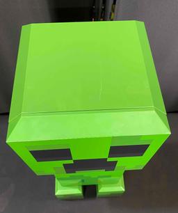 Minecraft Green Creeper Body 12 Can Mini Fridge