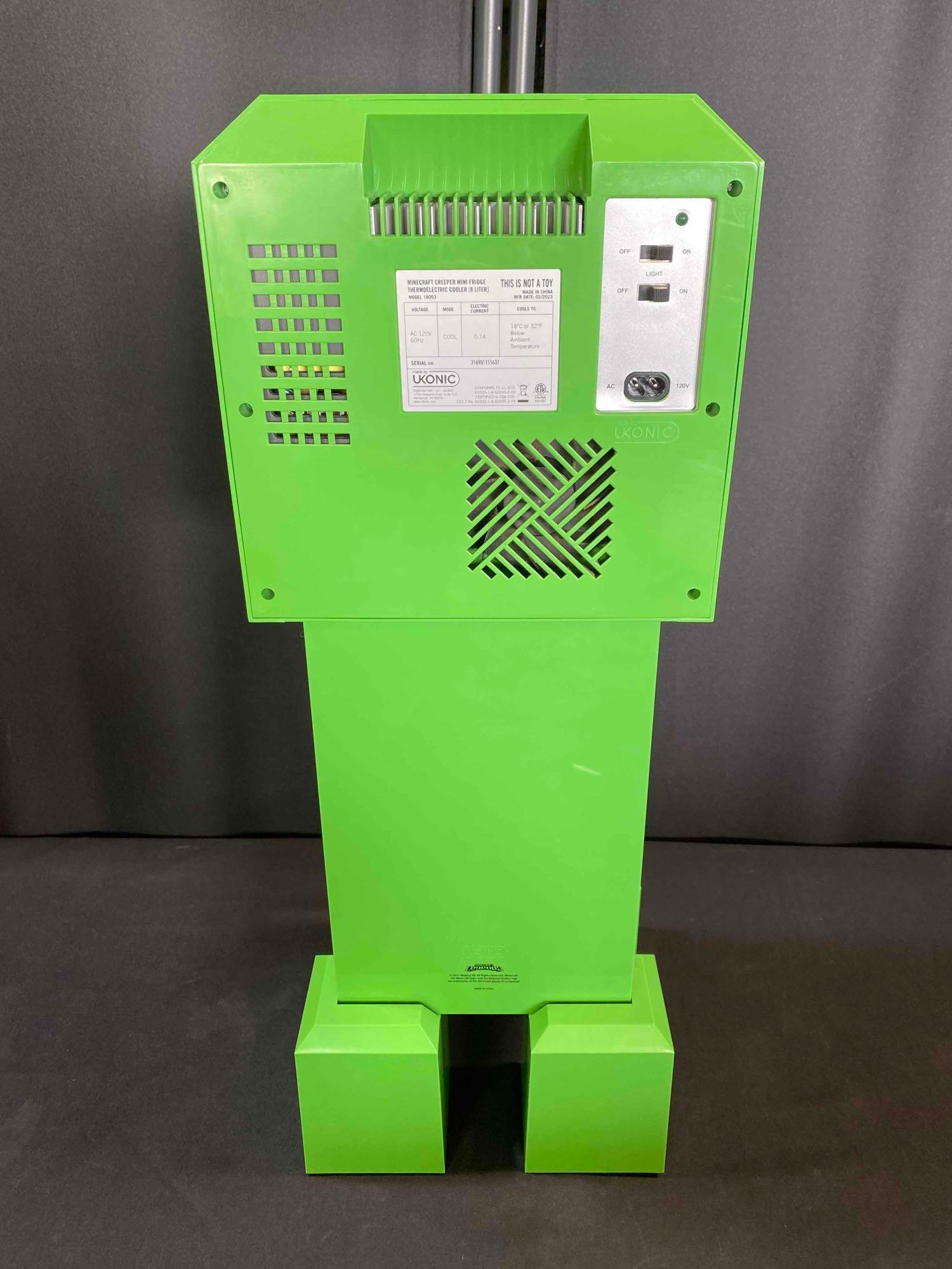 Minecraft Green Creeper Body 12 Can Mini Fridge
