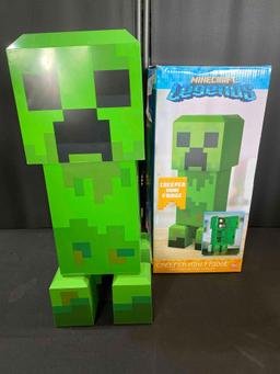 Minecraft Green Creeper Body 12 Can Mini Fridge