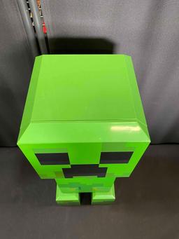 Minecraft Green Creeper Body 12 Can Mini Fridge