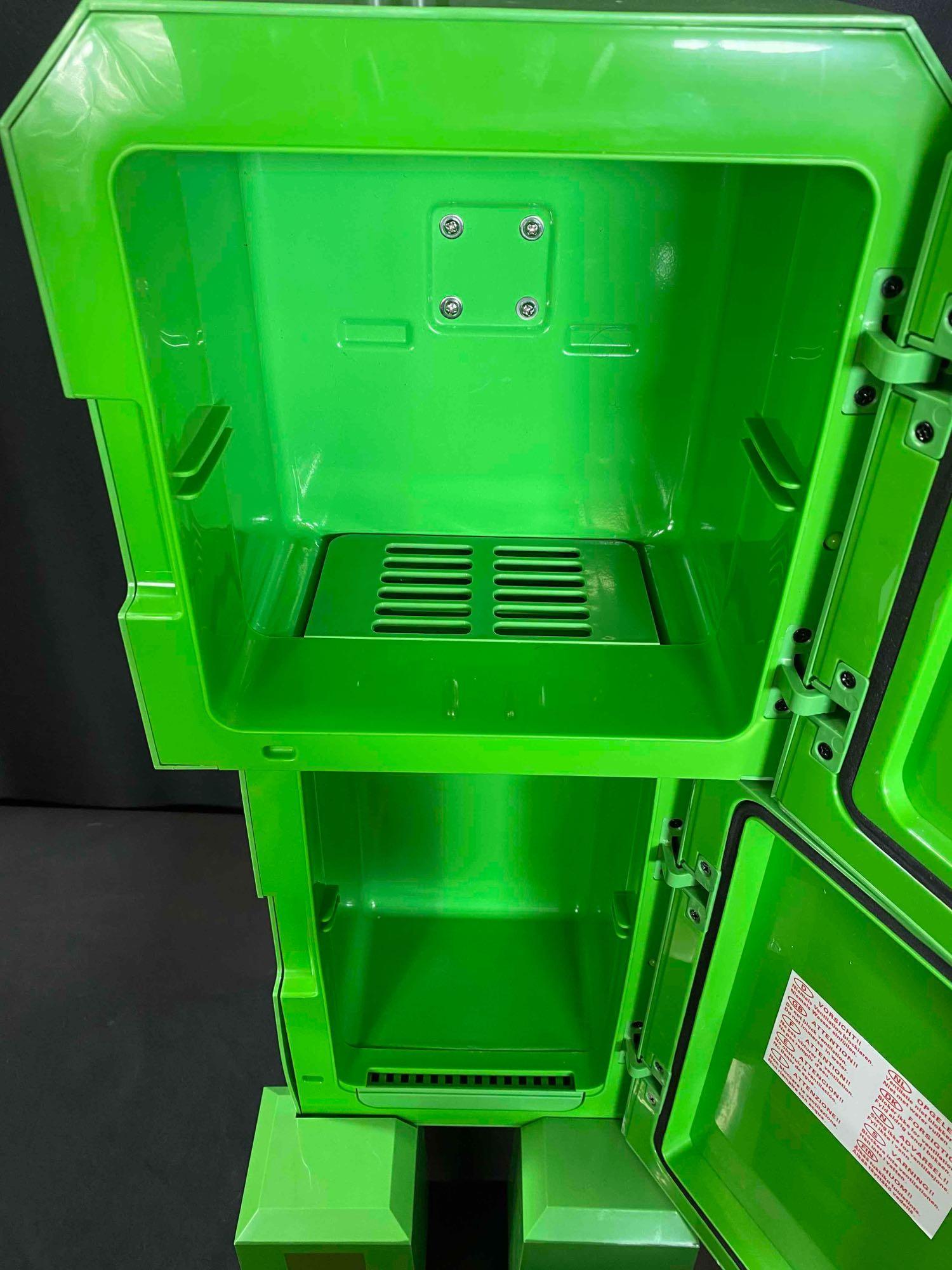 Minecraft Green Creeper Body 12 Can Mini Fridge