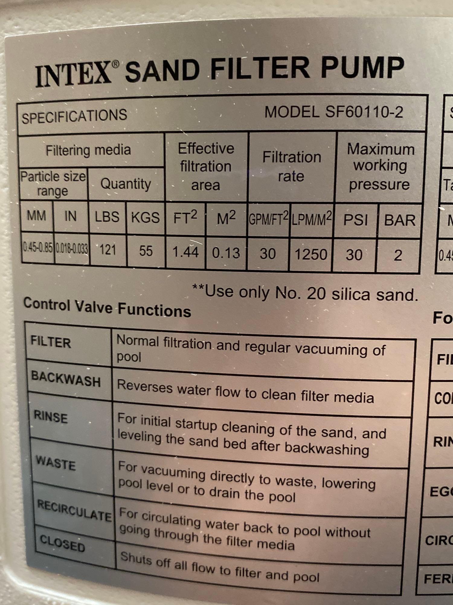 Krystal Clear Sand Filter Pump SX3000