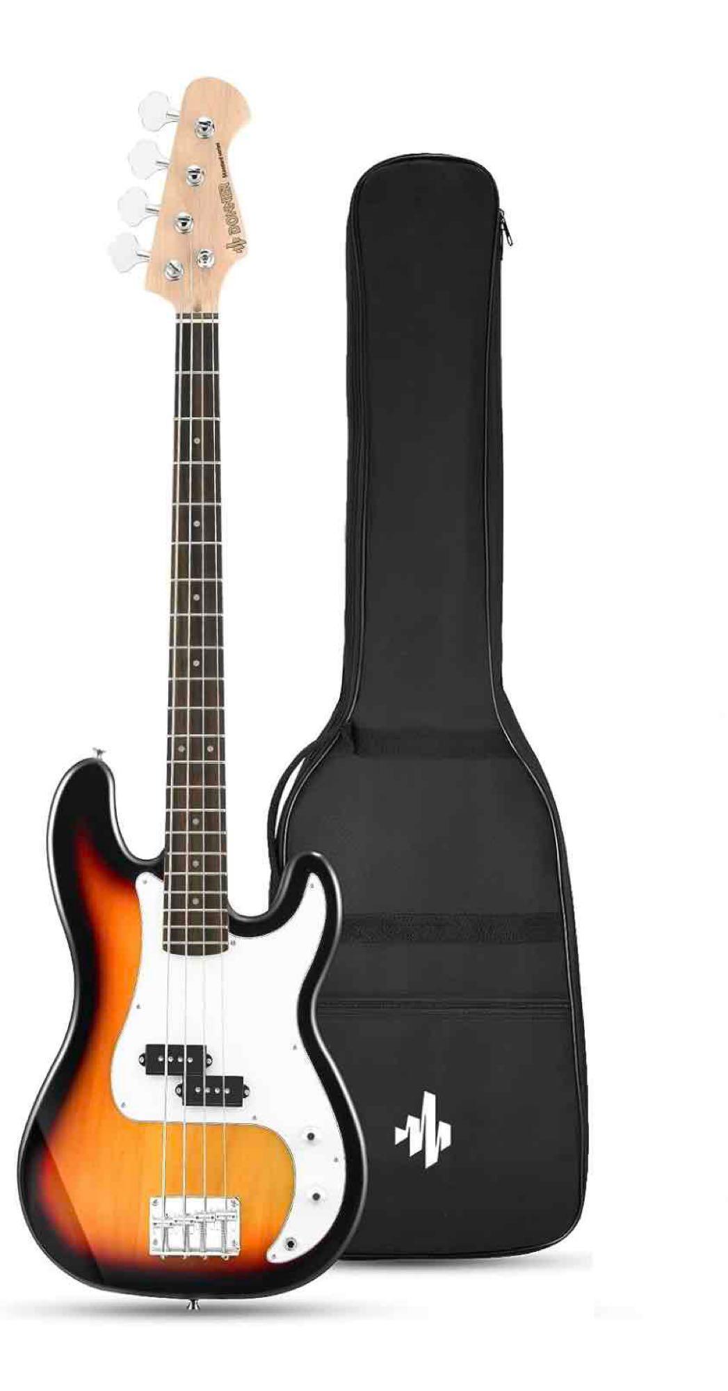 Donner Electric Bass Guitar 4 Strings Full-Size