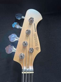 Donner Electric Bass Guitar 4 Strings Full-Size