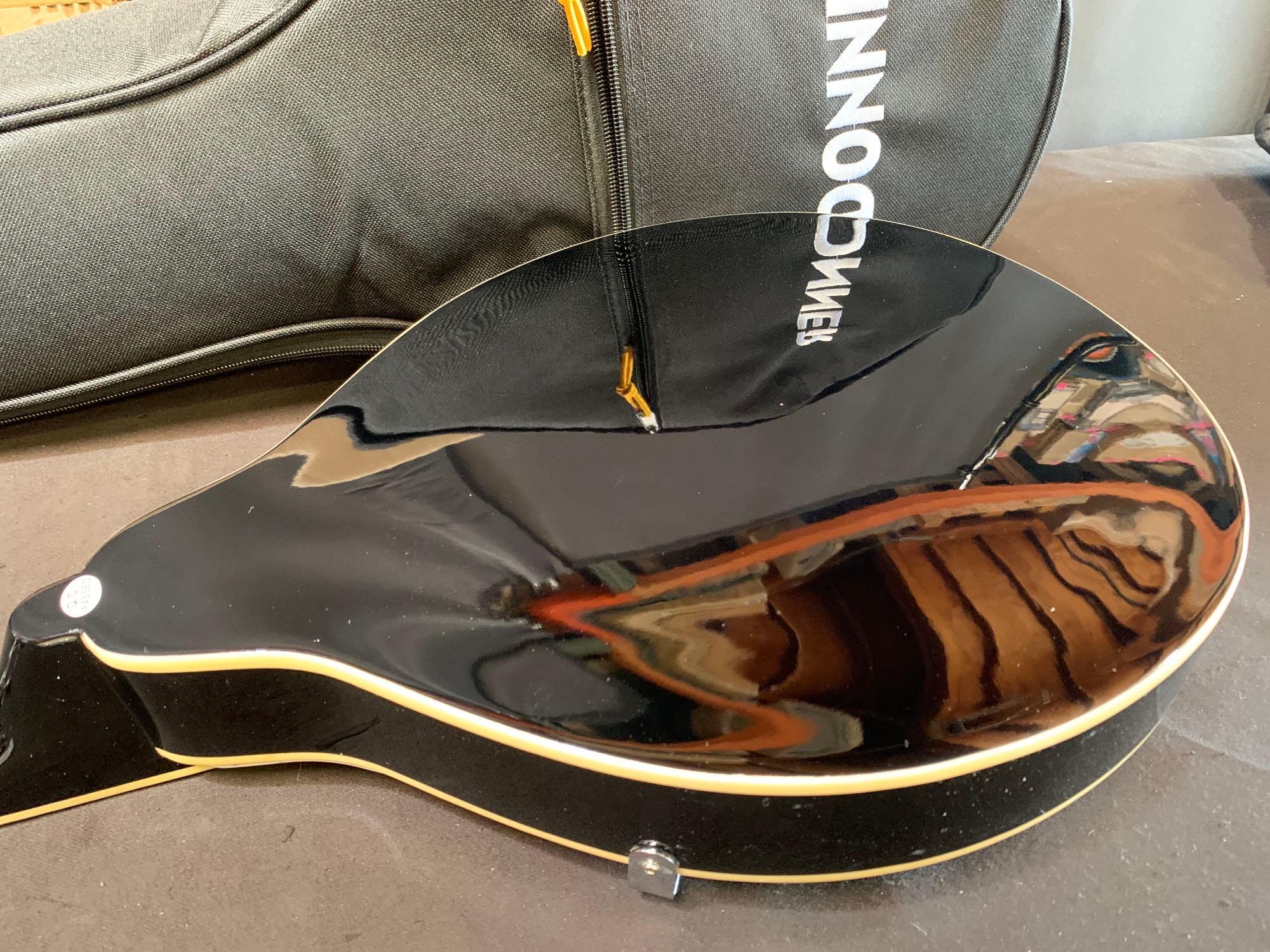 Donner A Style Mandolin Instrument Black