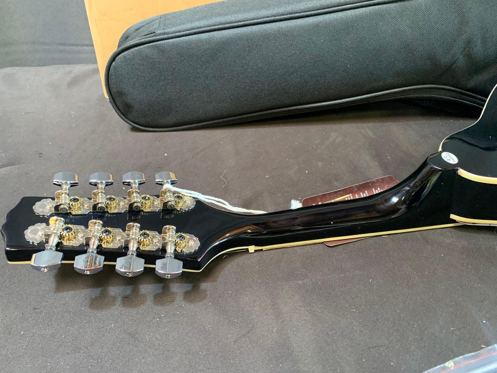 Donner A Style Mandolin Instrument Black