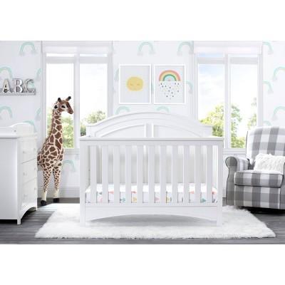Delta Children Perry 3-Drawer Dresser with Changing Top, White
