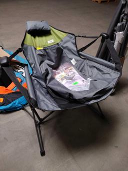 Rio Swinging Hammock Chair With Padded Headrest
