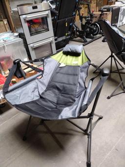 Rio Swinging Hammock Chair With Padded Headrest