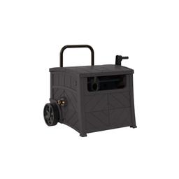Suncast 150 Ft. Mobile Smart Tube Hideaway Hose Reel, Peppercorn