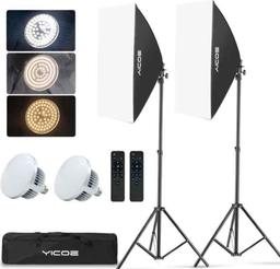 YICOE Photography Lighting Softbox Lighting Kit