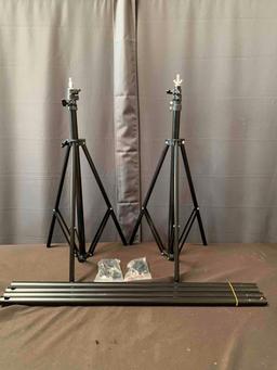 MsMk Photo Video Studio Backdrop Stand, 6.5ft x 10ft