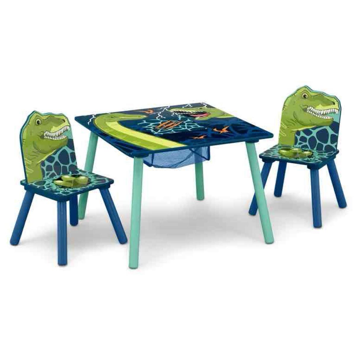 Delta Children Dinosaur Table and Chair Set With Storage
