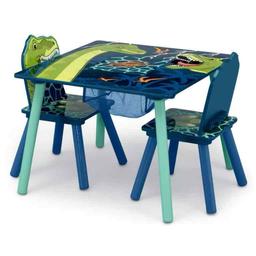 Delta Children Dinosaur Table and Chair Set With Storage