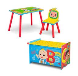 Delta Children - CoComelon 3-Piece Toddler Playroom Set