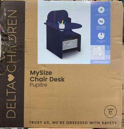 Delta Children MySize Chair Desk with Storage Bin