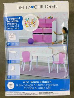 Delta Children 4-Piece Toddler Playroom Set