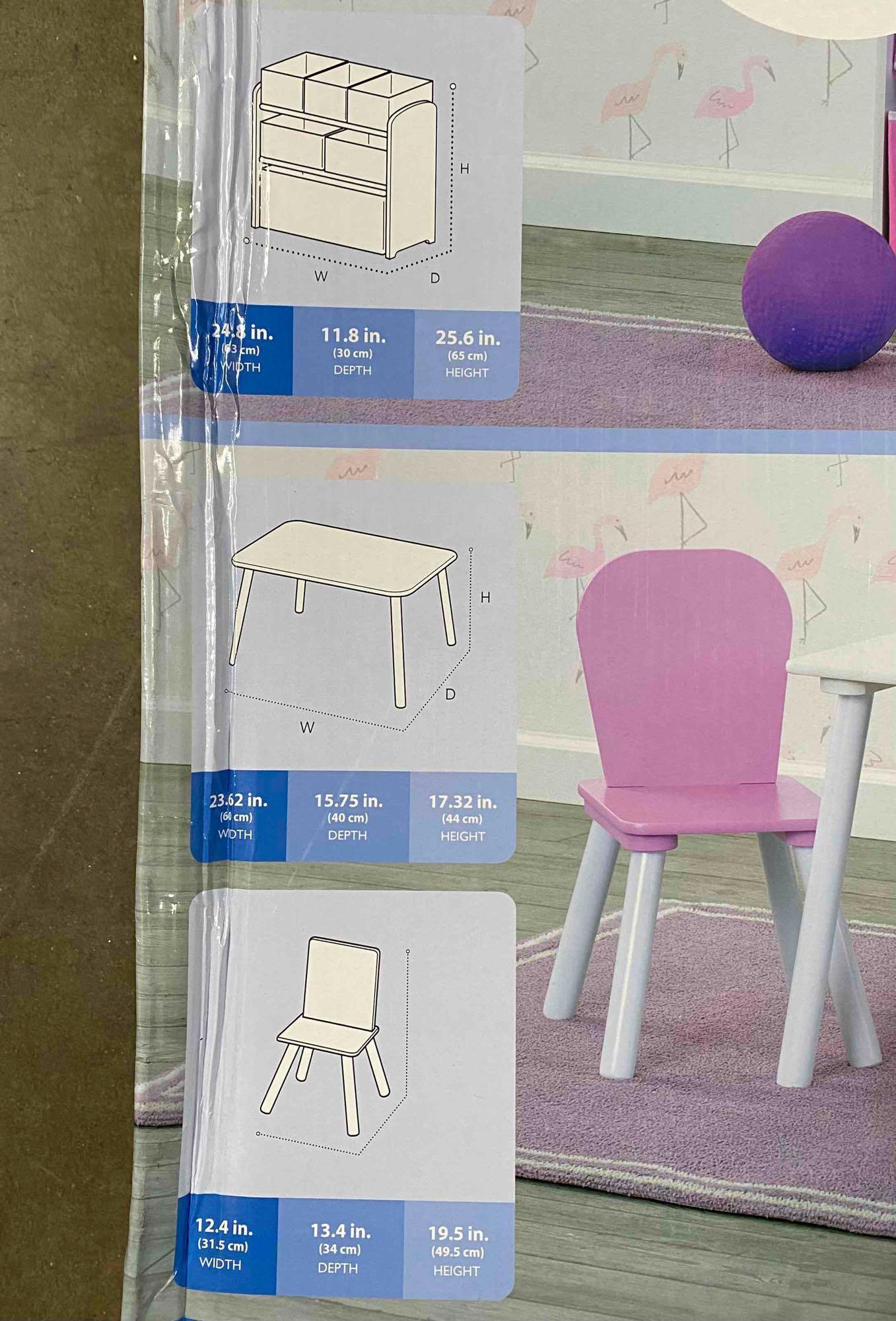 Delta Children 4-Piece Toddler Playroom Set