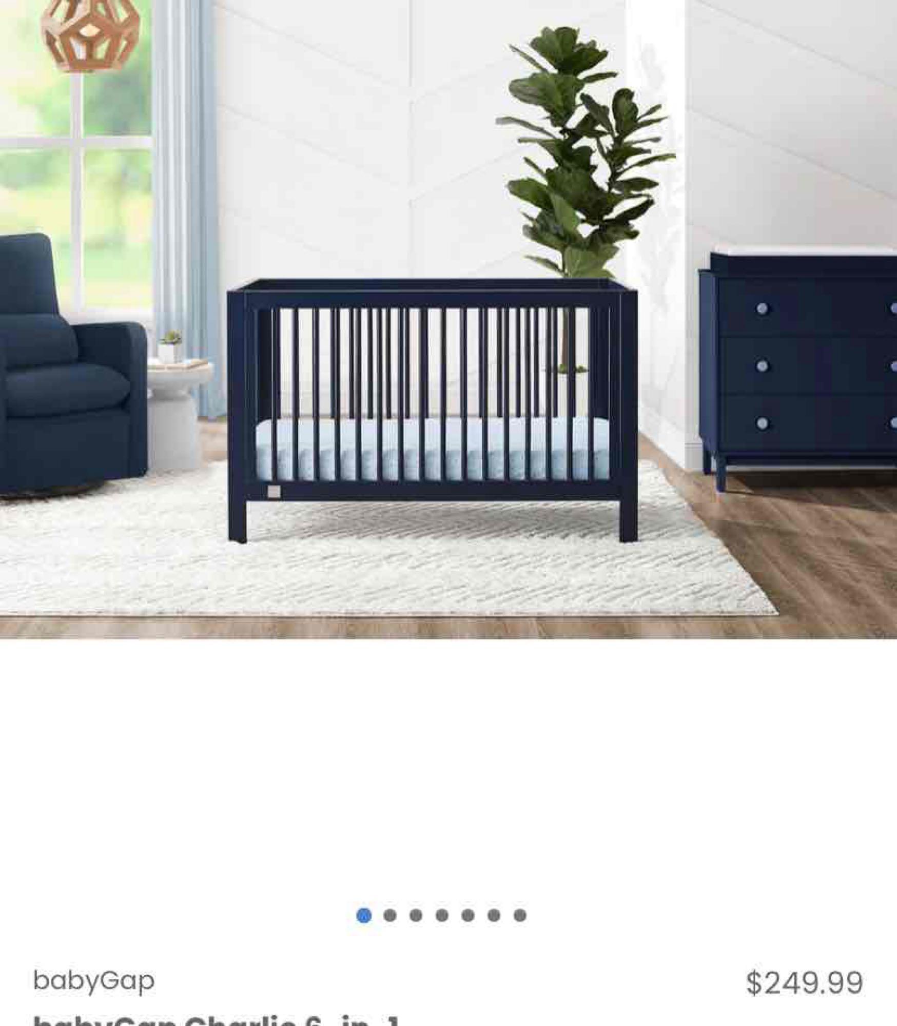 babyGap Charlie 6-in-1 Convertible Crib