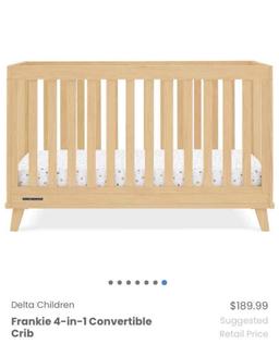 Delta Children Frankie 4-in-1 Convertible Crib