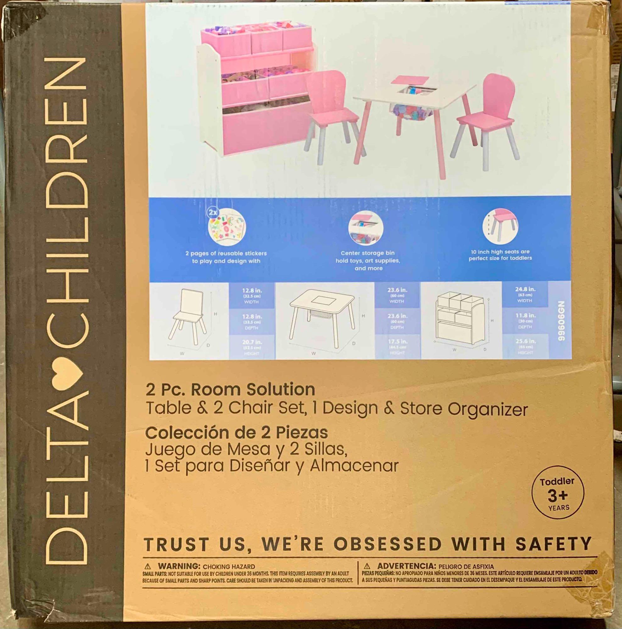 Delta Children Delta Children 4-Piece Toddler Playroom Set