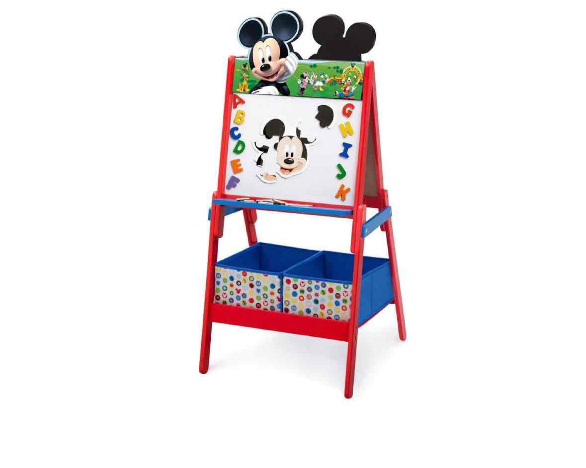 Delta Children Mickey Mouse Wooden Double Sided Activity Easel