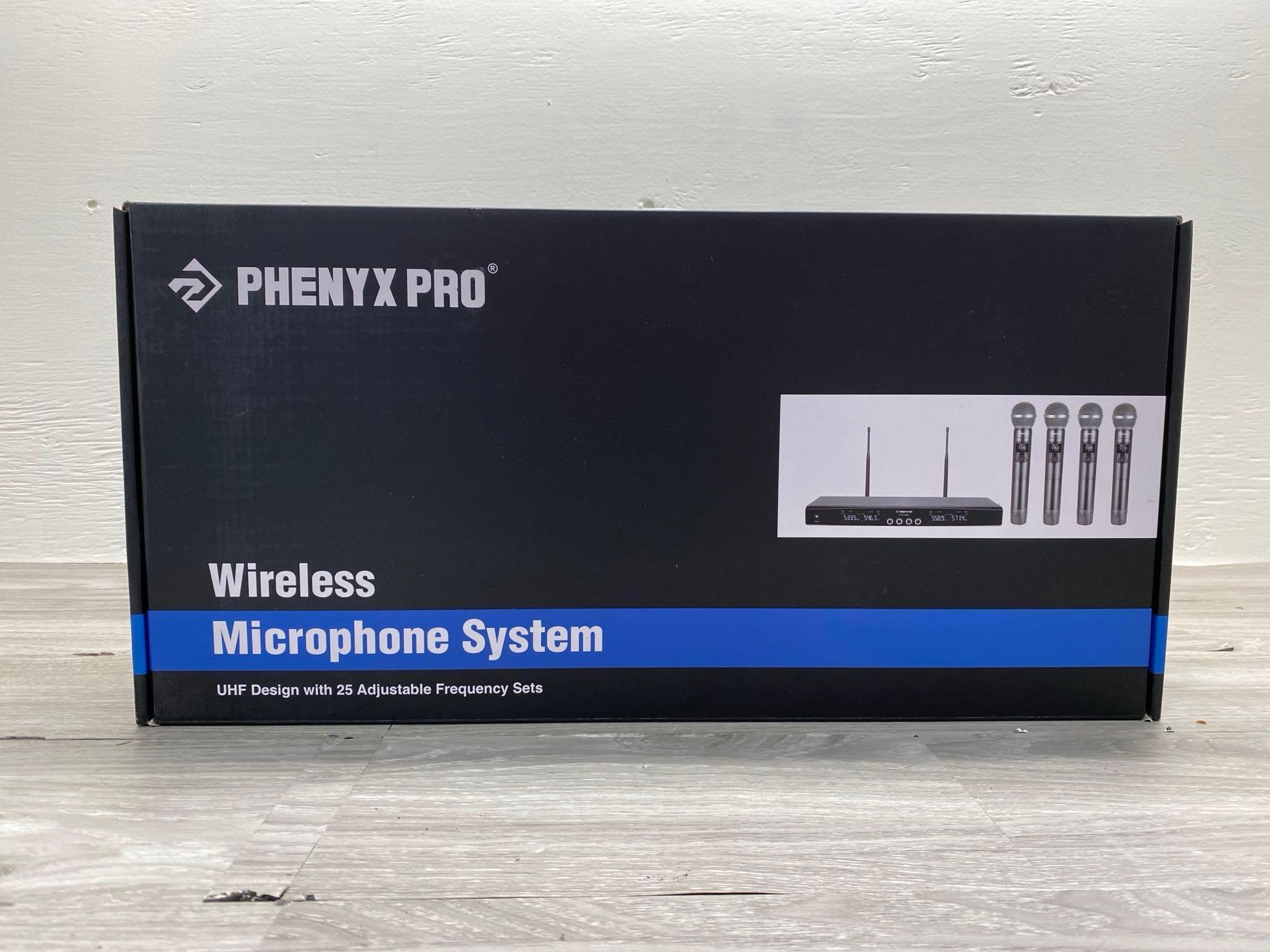 Phenyx Pro Quad Wireless Microphone System