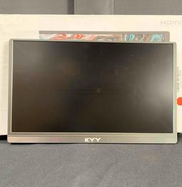 KYY Portable Monitor 15.6'' FHD 1080P USB C HDMI Gaming Monitor