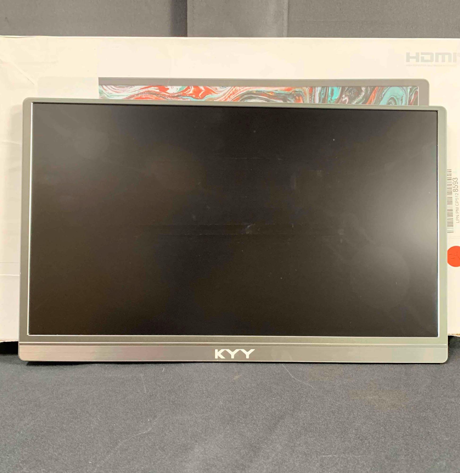 KYY Portable Monitor 15.6'' FHD 1080P USB C HDMI Gaming Monitor