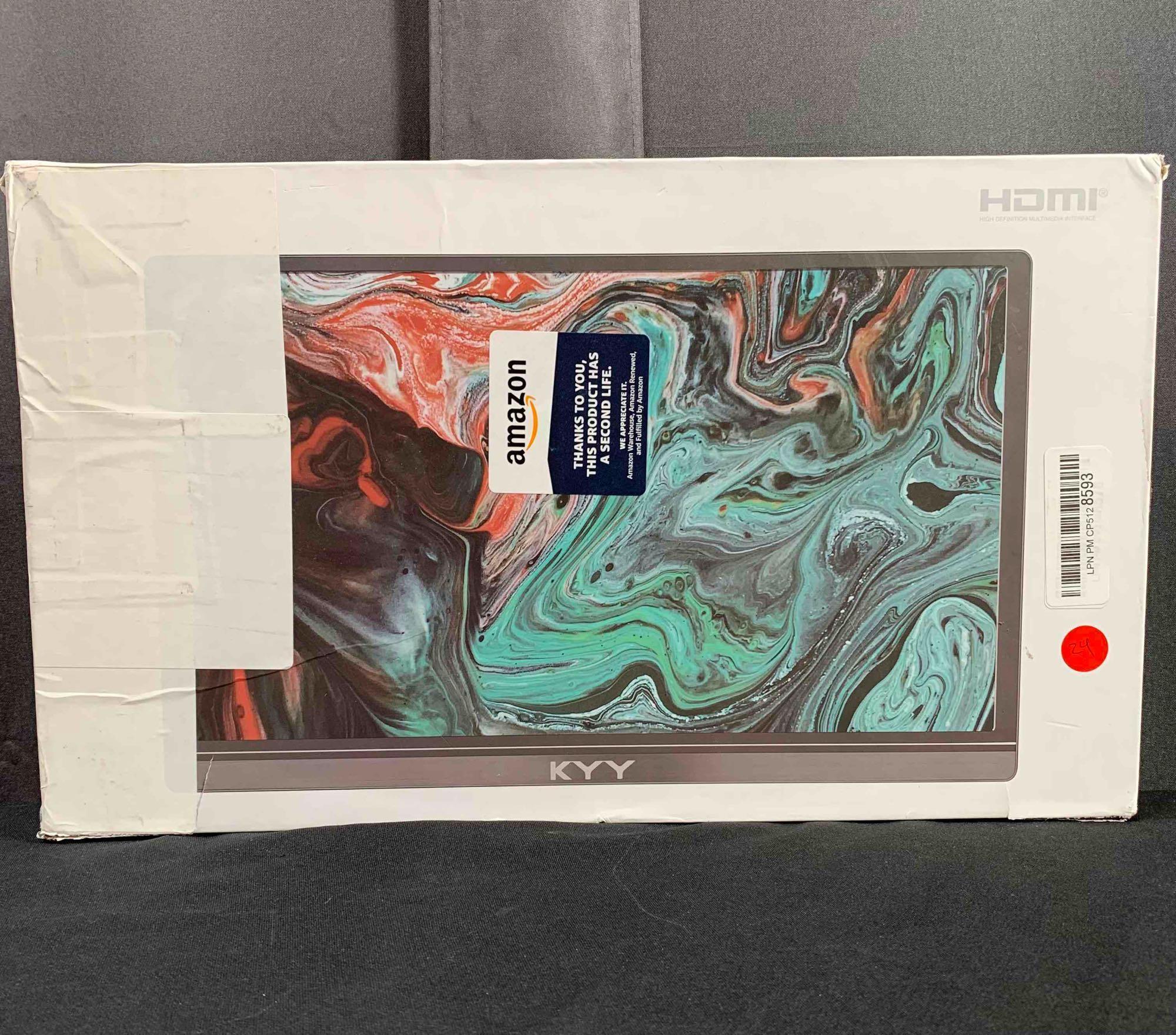 KYY Portable Monitor 15.6'' FHD 1080P USB C HDMI Gaming Monitor