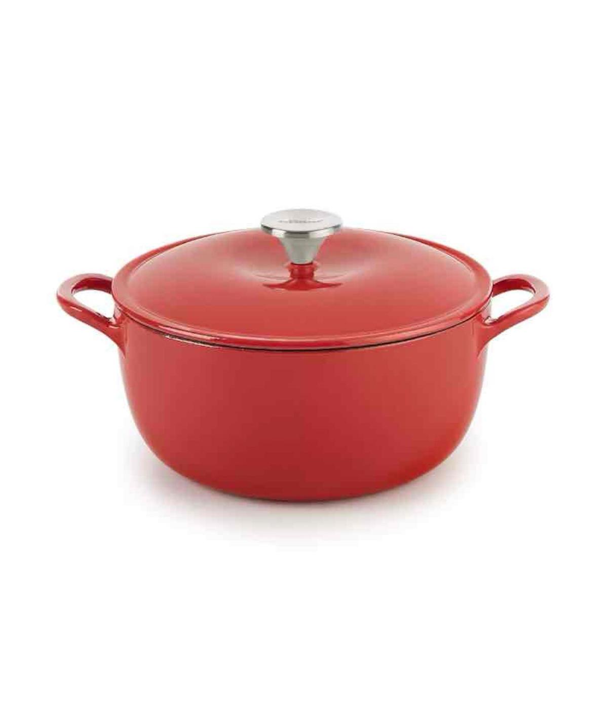 Enameled Cast Iron 4-Qt Round Dutch Oven