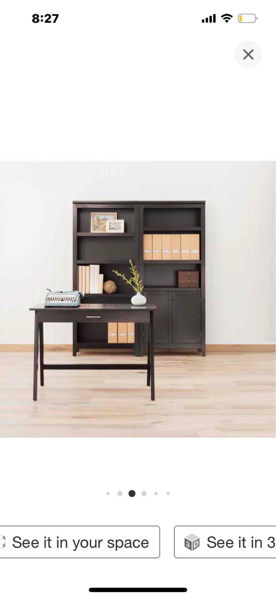 paulo wood writing desk