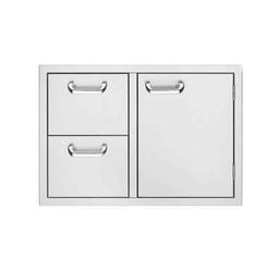 Sedona By Lynx - 30" Double Drawer and Access Door Combo for Outdoor Kitchen