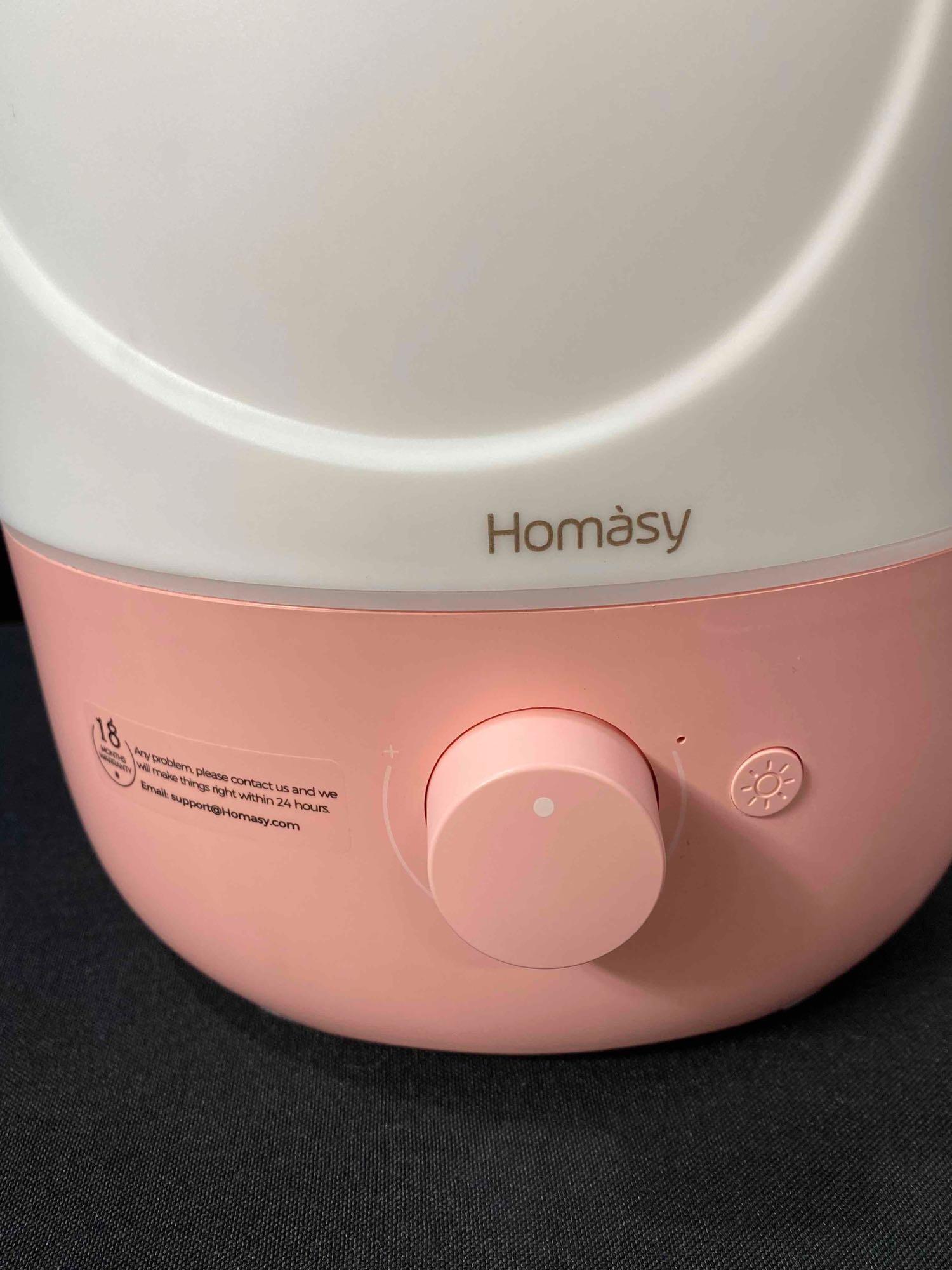 Homasy Humidifier for Bedroom