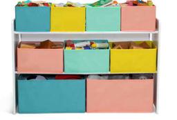 Delta Children Deluxe Multi-Bin Toy Organizer with Storage Bins
