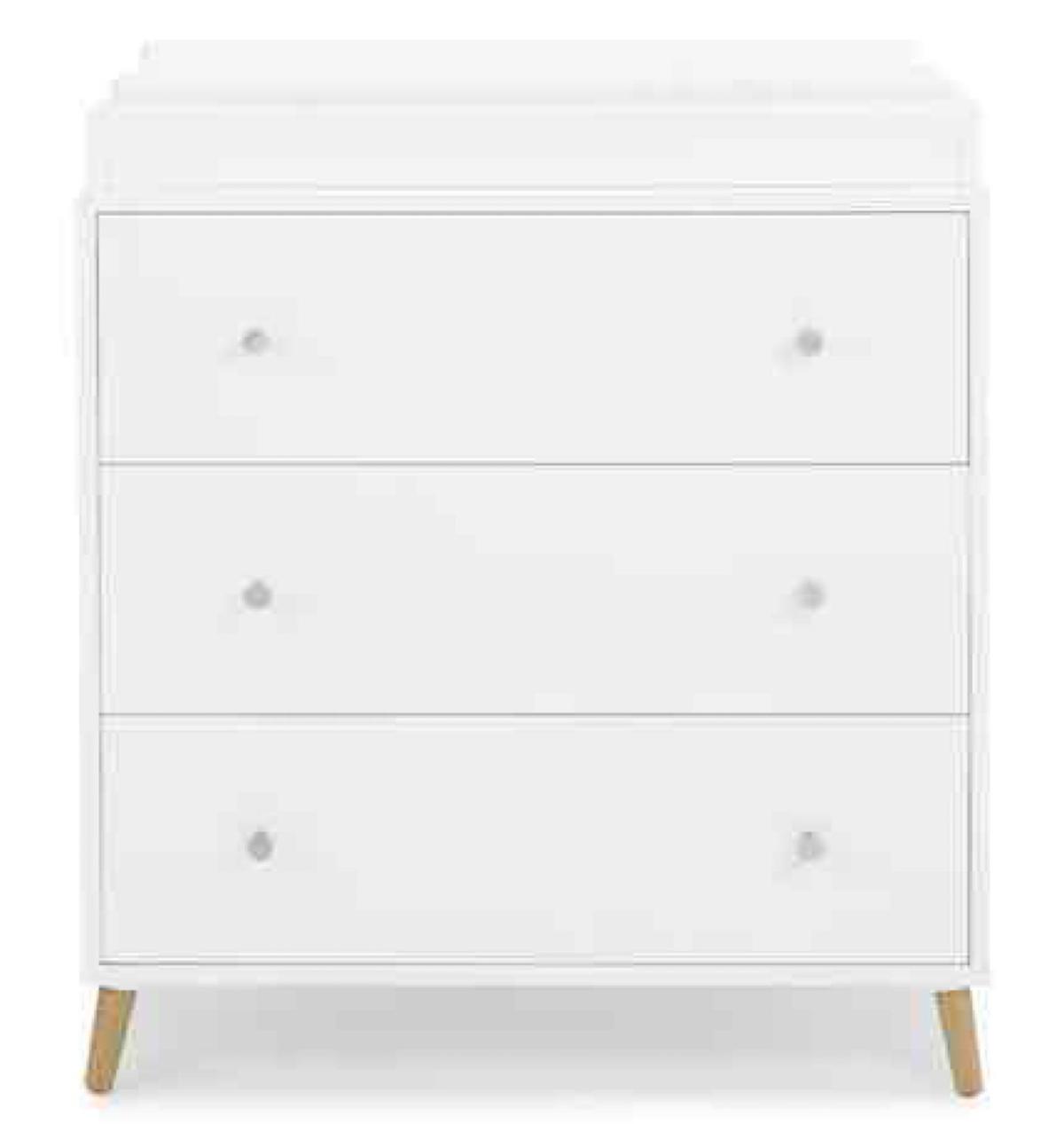 Delta Children Jordan 3 Drawer Dresser with Interlocking Drawers