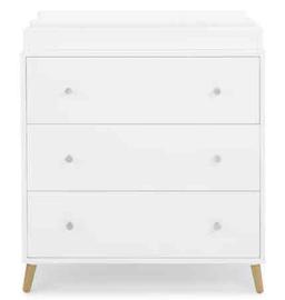 Delta Children Jordan 3 Drawer Dresser with Interlocking Drawers