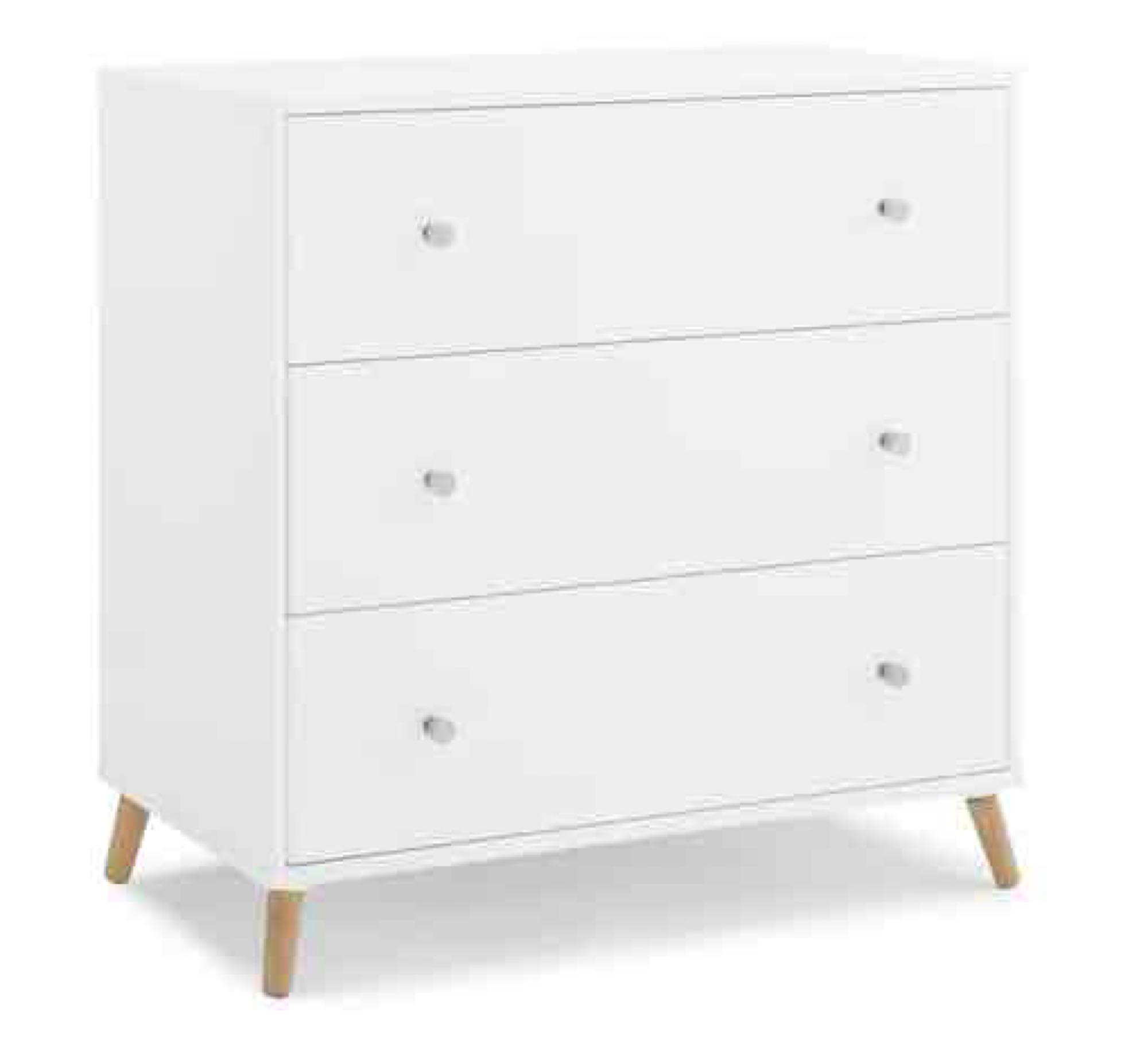 Delta Children Jordan 3 Drawer Dresser with Interlocking Drawers