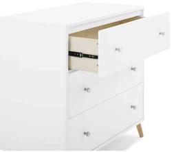 Delta Children Jordan 3 Drawer Dresser with Interlocking Drawers