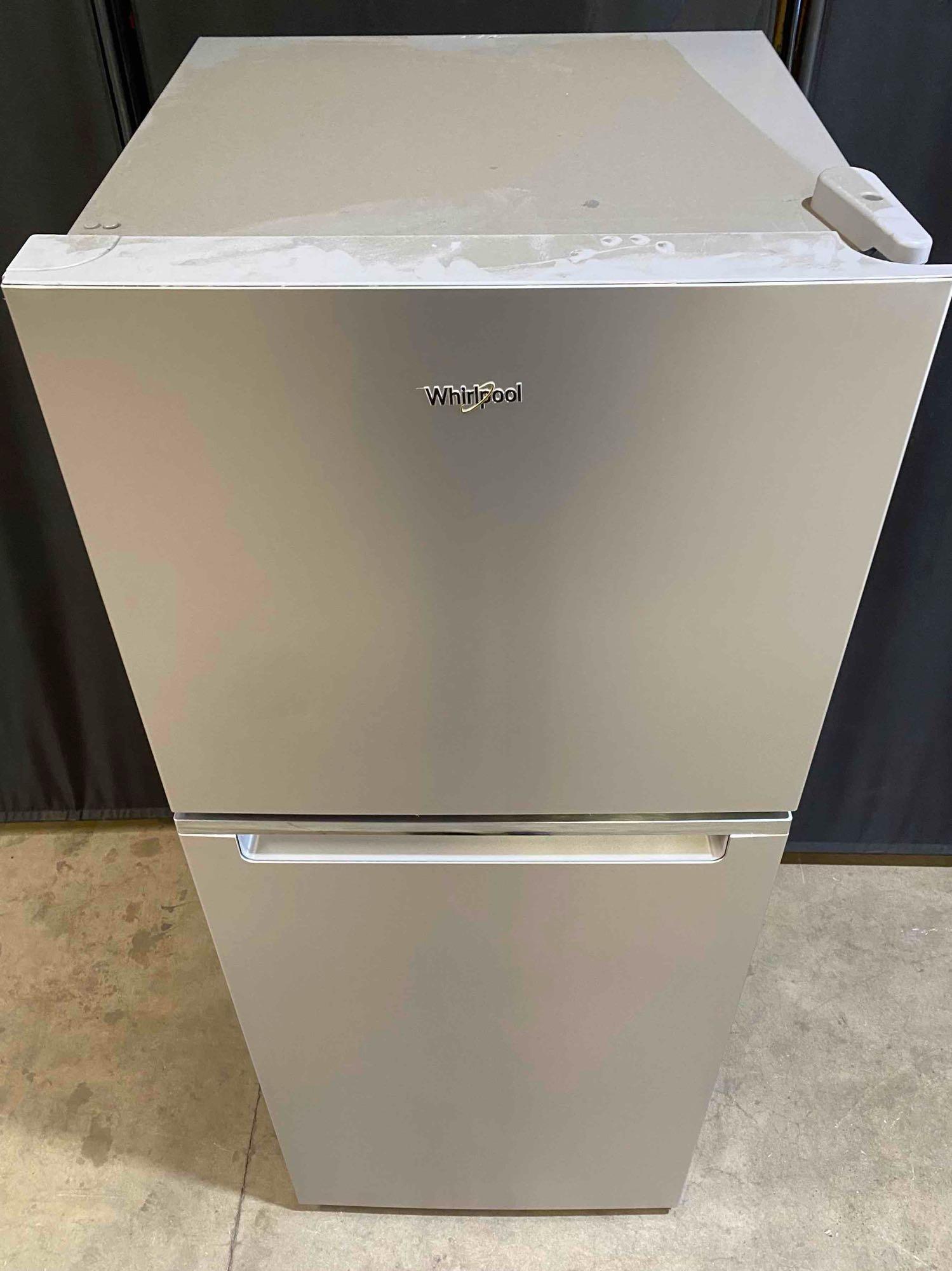 Whirlpool 24 in 11.6 cu ft. Top Freezer Refrigerator in Fingerprint Resistant Stainless Finish