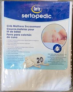 Delta Children Sertapedic Crib Mattress Encasement, 4 Pack