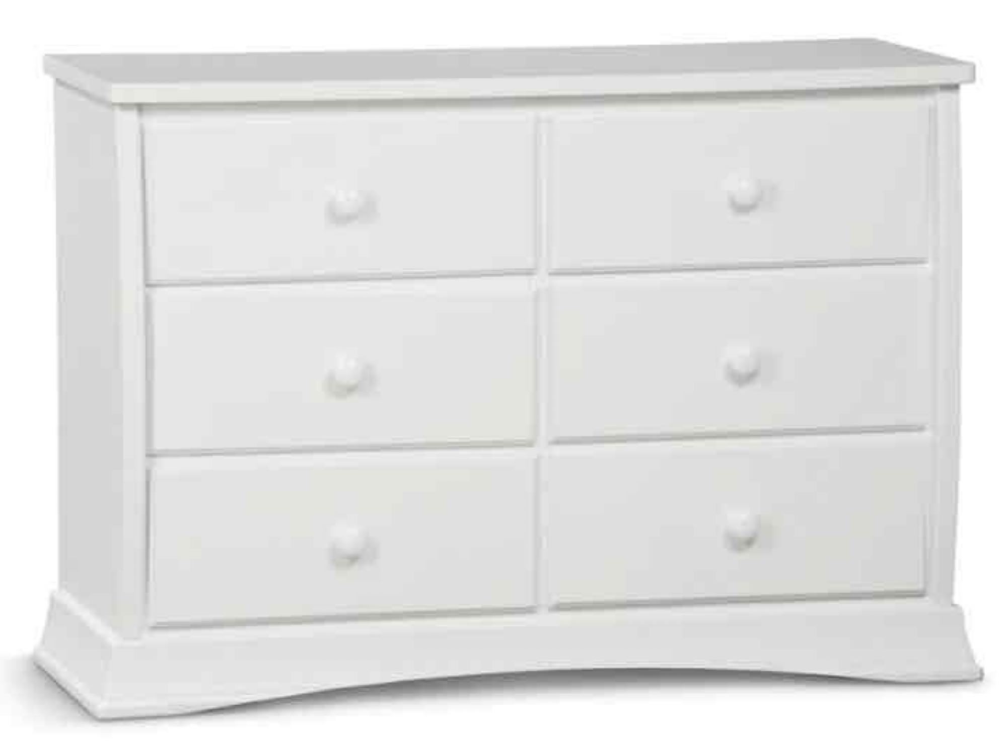 Delta Children 6 Drawer Dresser with Drawer Interlocking