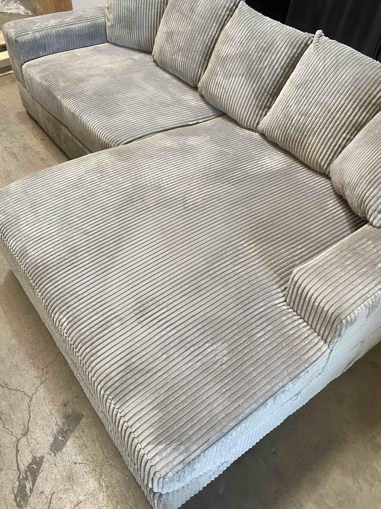 Luxe 108" Corduroy Sectional